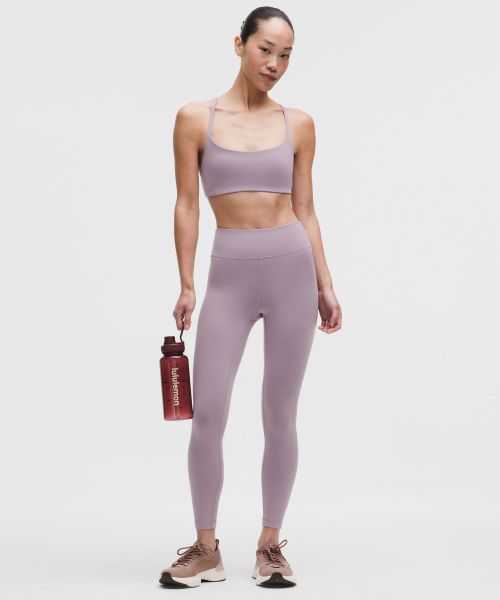 Wunder Train 女士运动腰部后侧 V 型设计紧身裤 24