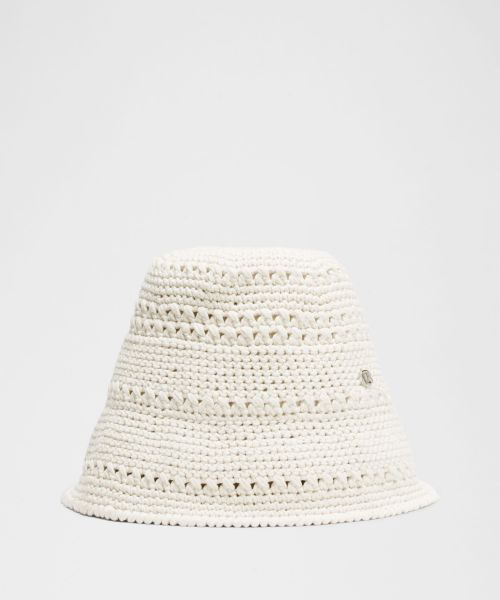 Cotton Crochet 女士棉混纺钩针编织渔夫帽