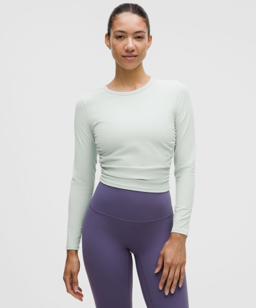 All It Takes 女士运动长袖 T 恤 *罗纹 Nulu™