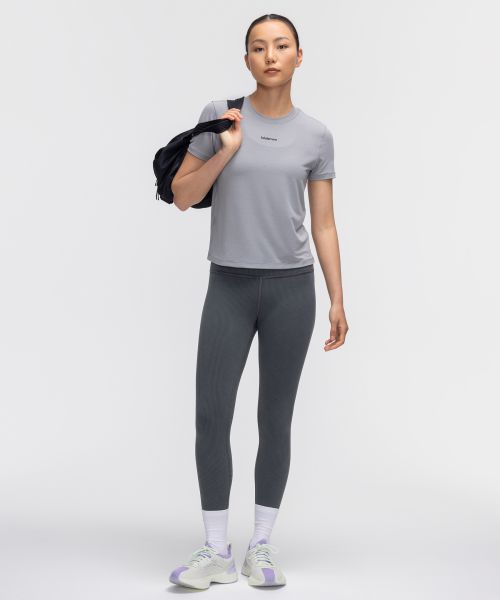 Wunder Train 女士运动罗纹高腰紧身裤 24