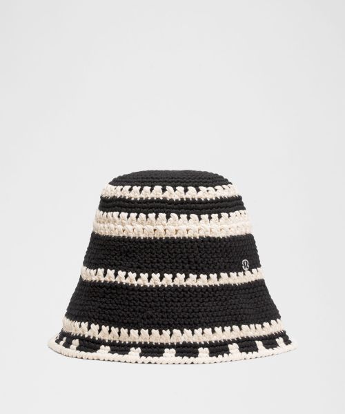 Cotton Crochet 女士棉混纺钩针编织渔夫帽