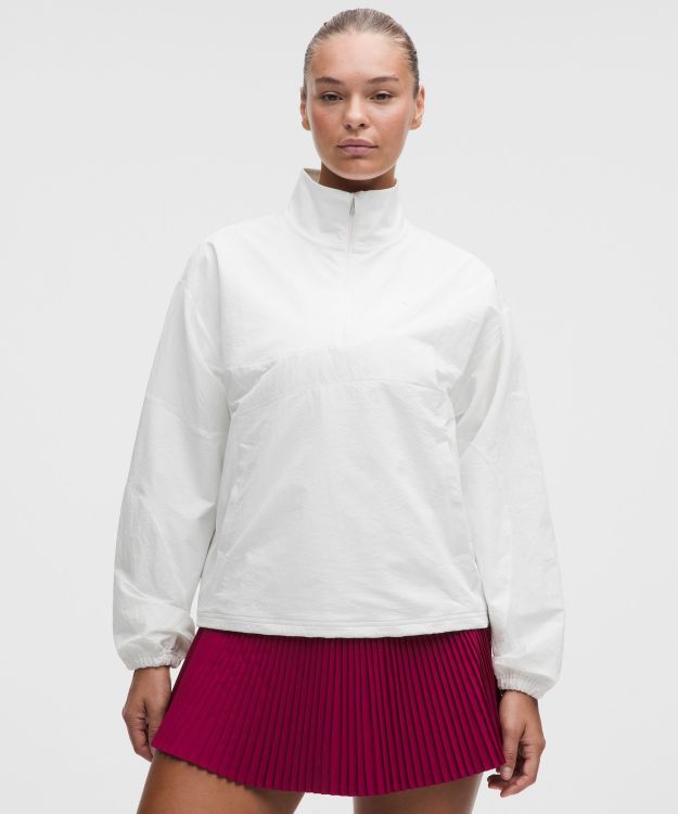 Half-Zip 女士网球半拉链套头衫