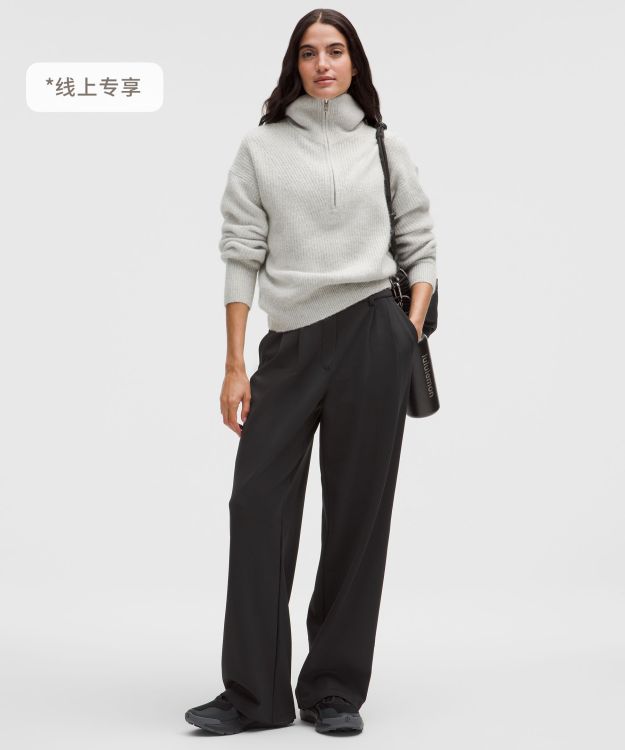 Daydrift 女士常规款高腰长裤 *拉绒