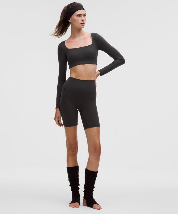 Align™ 女士运动高腰紧身短裤 8