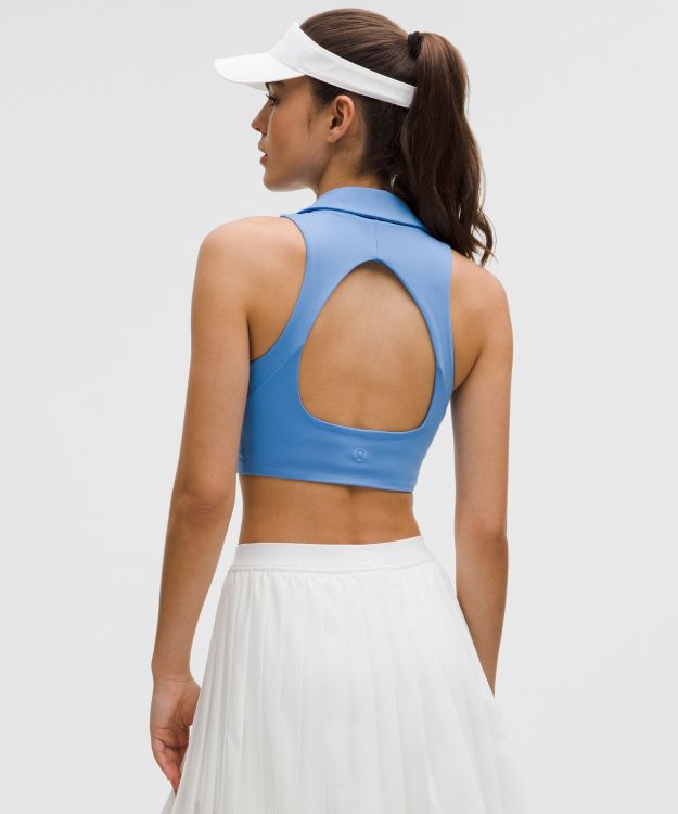 Collared Tennis 女士网球有领长款运动内衣 B/C