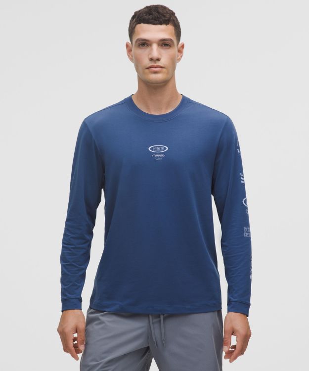 Zeroed In 男士运动长袖 T 恤 *图案款