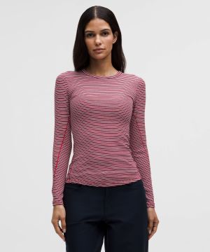 牛津红白环绕条纹