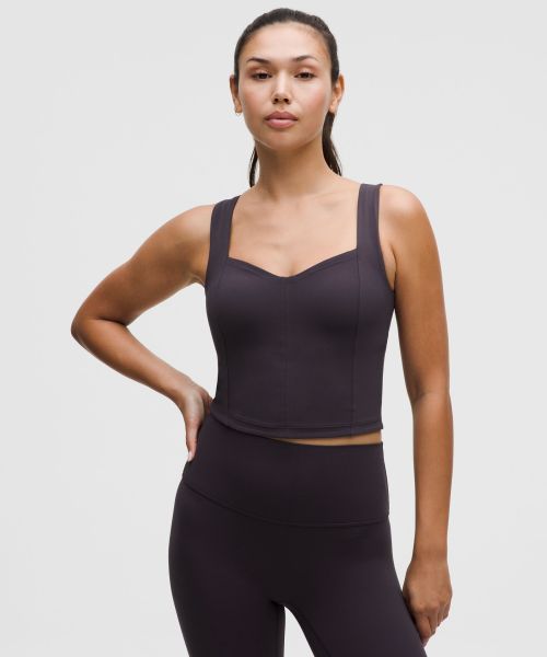 Nulu 女士桃心领内置内衣背心 B/C