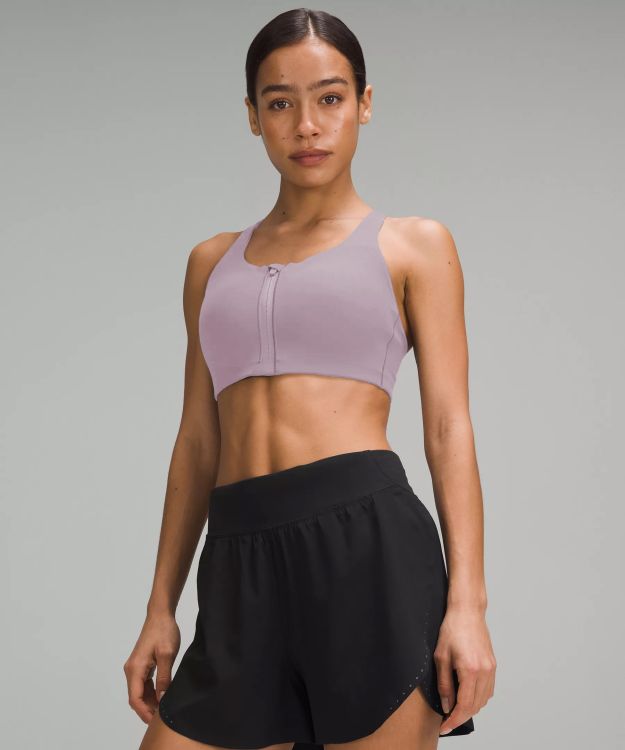 Energy 女士高支撑前拉链运动内衣 速干芯吸