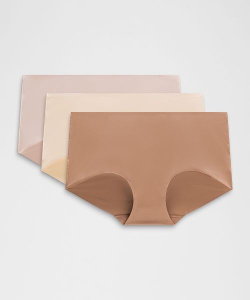 InvisiWear 女士中腰平角内裤 *3 条装