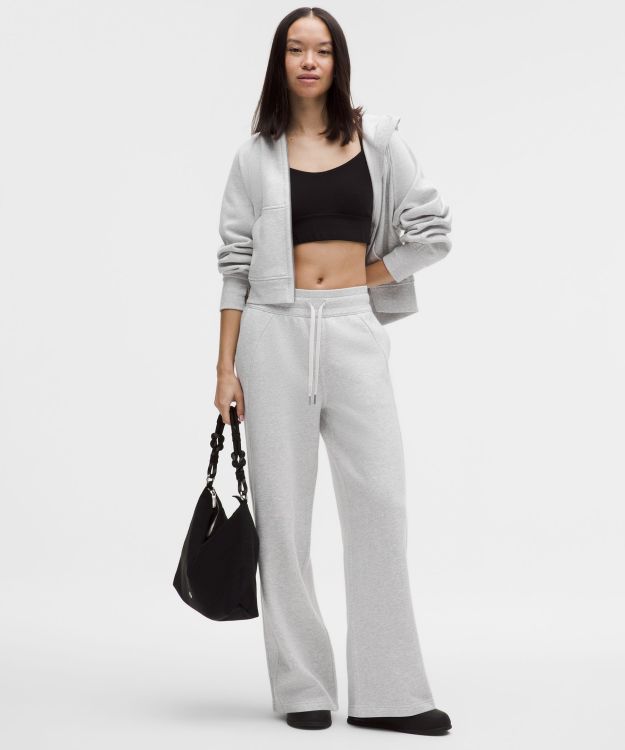 Scuba 女士中腰阔腿运动裤