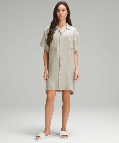 LAB Jacquard 女士衬衫连衣裙