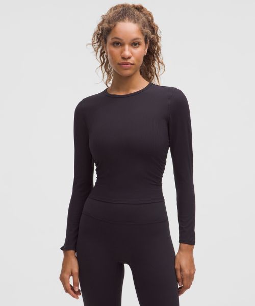 All It Takes 女士运动长袖 T 恤 *罗纹 Nulu™