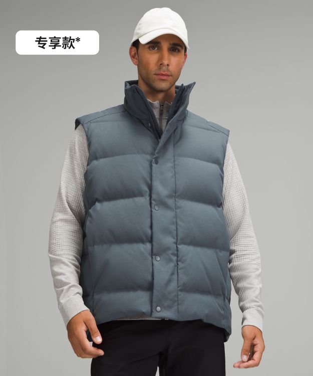 Wunder Puff 男士羽绒马甲 *功能型帆布