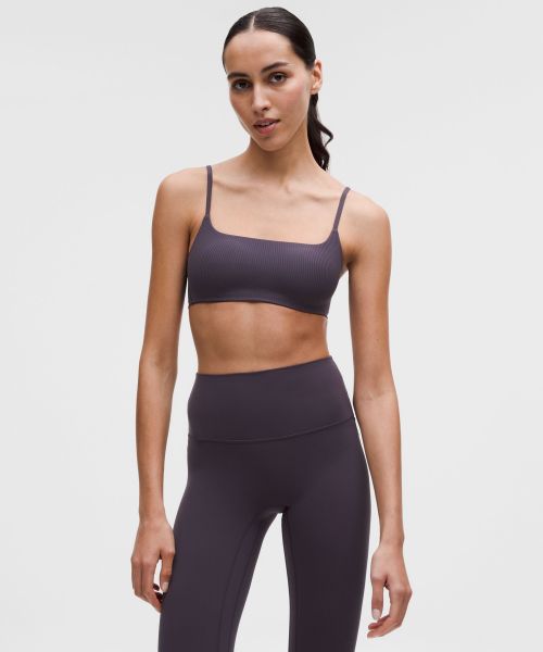 Like a Cloud 女士罗纹细肩带运动内衣 A/B