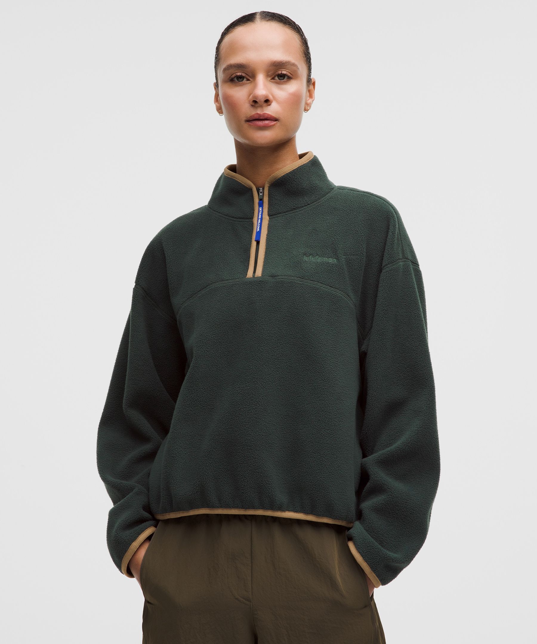 雨林绿/驼棕色/河畔蓝