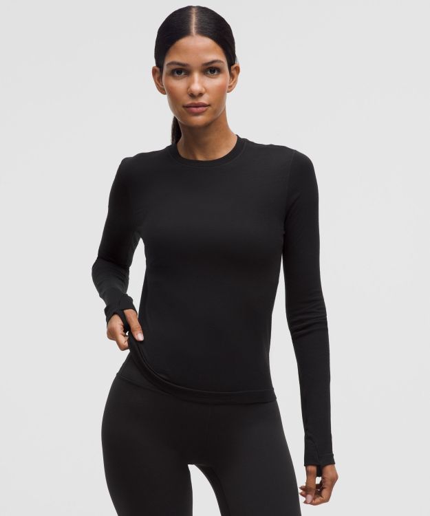 Swiftly Wool 女士羊毛混纺长袖运动衫