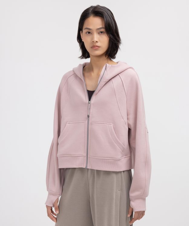 Scuba 女士超宽松款拉链连帽衫