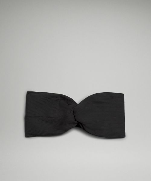 Ribbed Nulu™ 女士罗纹前纽结瑜伽头带