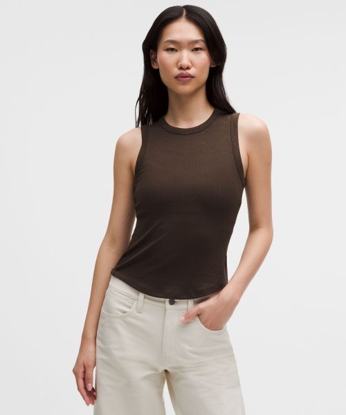 Hold Tight 女士紧身剪裁圆领背心