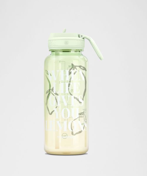 Back to Life 透明水瓶 946ml *带吸管