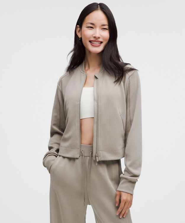 Ribbed Softstreme 女士罗纹短款夹克 速干