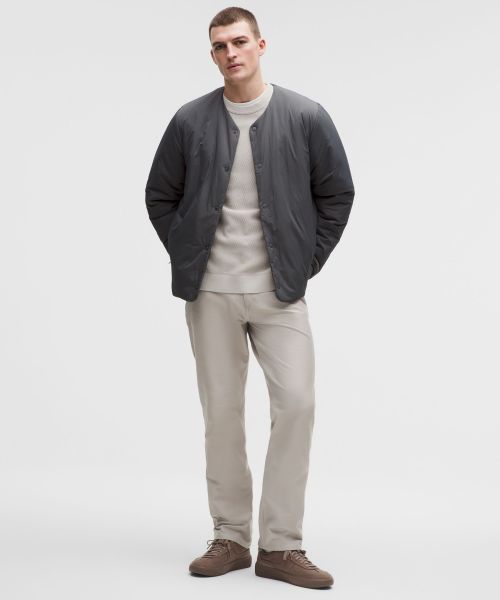 EasyFive 男士五袋款经典剪裁直筒长裤 32L