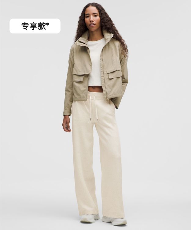 Scuba 女士中腰阔腿运动裤 *常规款