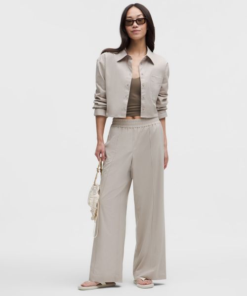 Breezily 女士中腰长裤