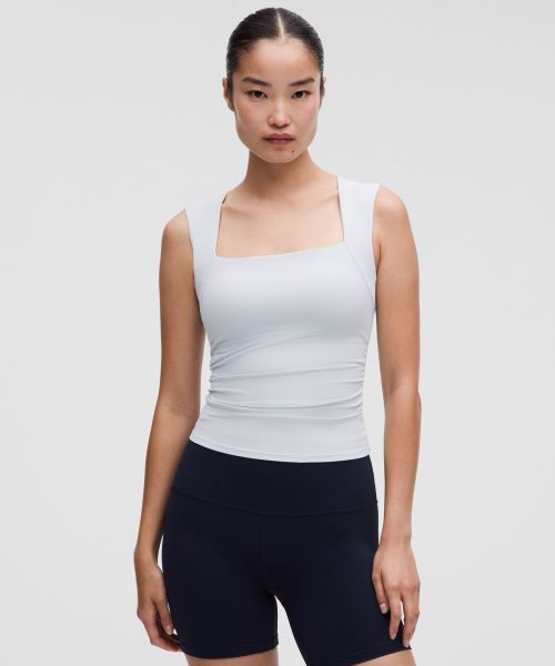 Nulu™ 女士方领收褶背心