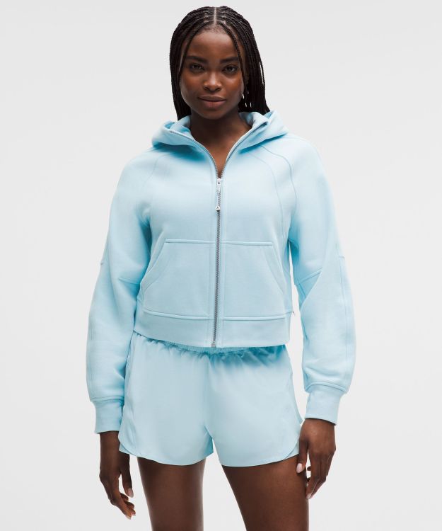 Scuba 女士超宽松款拉链连帽衫