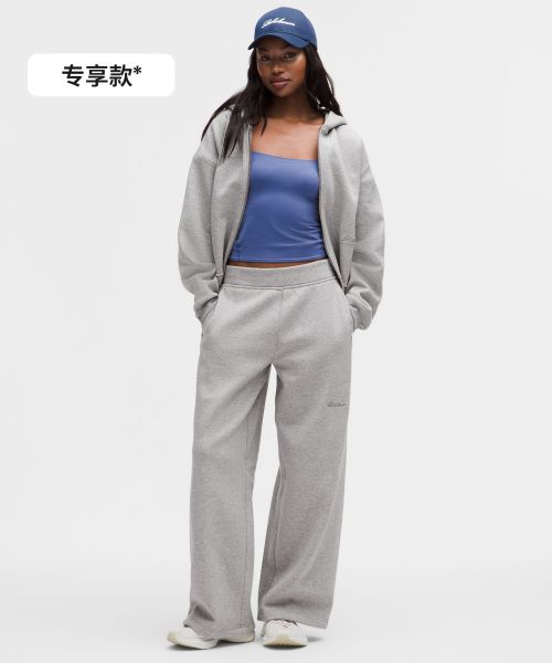 Big Cozy 女士超宽松款阔腿运动裤 *常规款