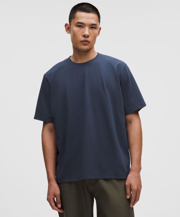 Pique 男士超宽松款珠地 T 恤