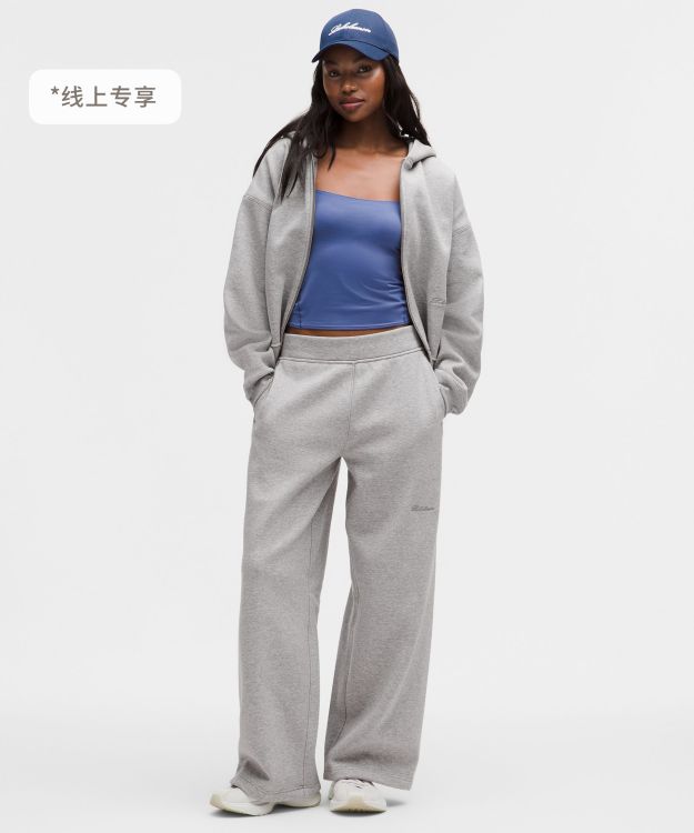 Big Cozy 女士超宽松款阔腿运动裤 *常规款