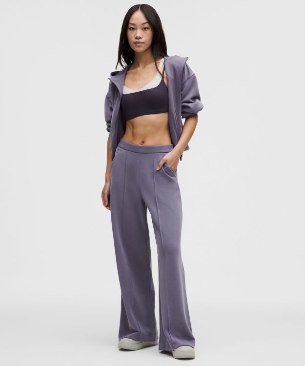 Brushed Softstreme 女士拉绒高腰阔腿裤