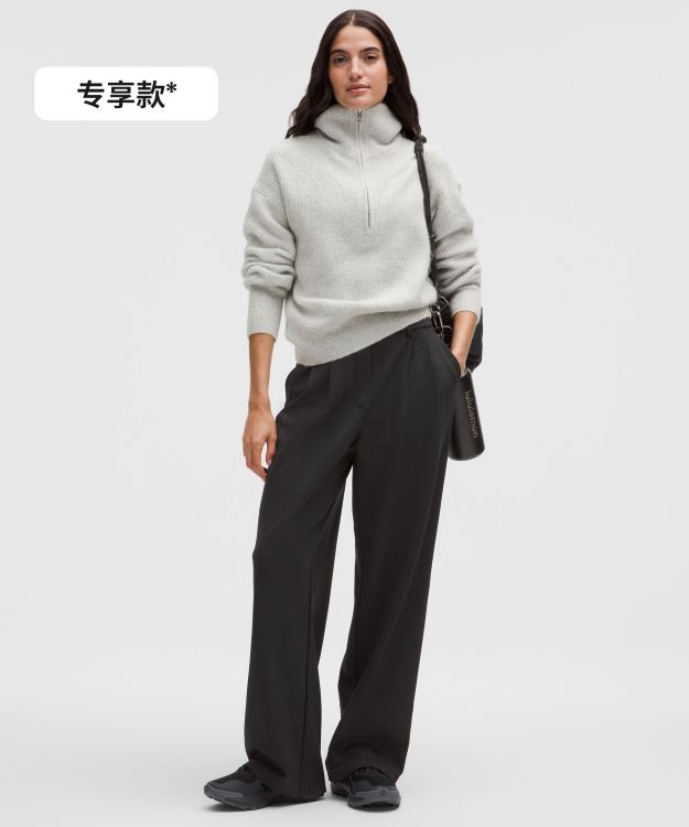 Daydrift 女士常规款高腰长裤 *拉绒