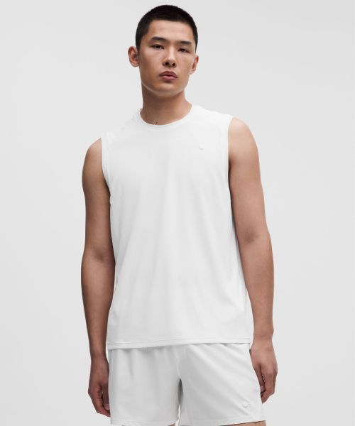 Textured Mesh 男士网球纹理网面运动背心