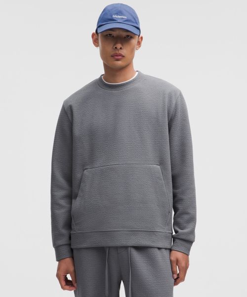 Textured Spacer 男士纹理圆领套头衫