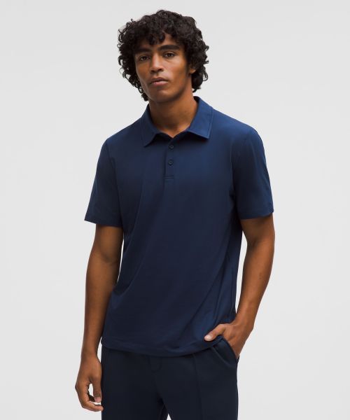 Soft Jersey 男士短袖针织休闲Polo衫