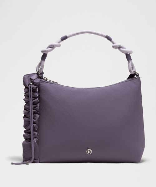 Convertible 女士多功能褶饰斜挎包