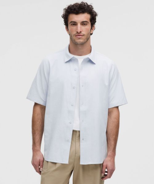 LuluLinen 男士短袖衬衫