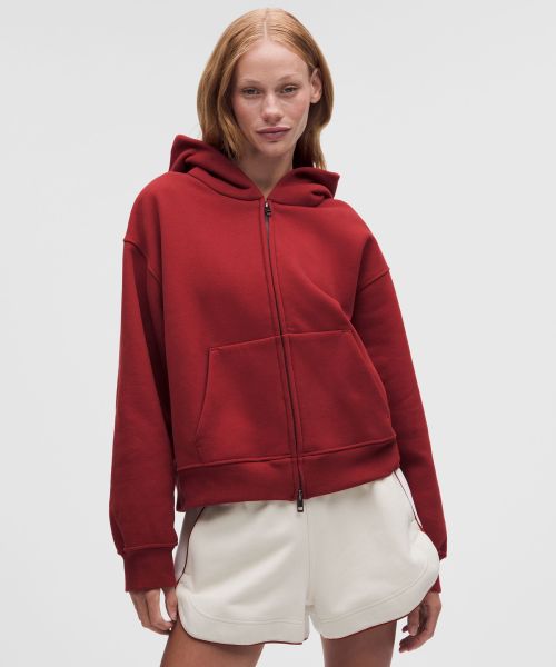 Steady State™ SuperLoft™ 女士拉链连帽卫衣