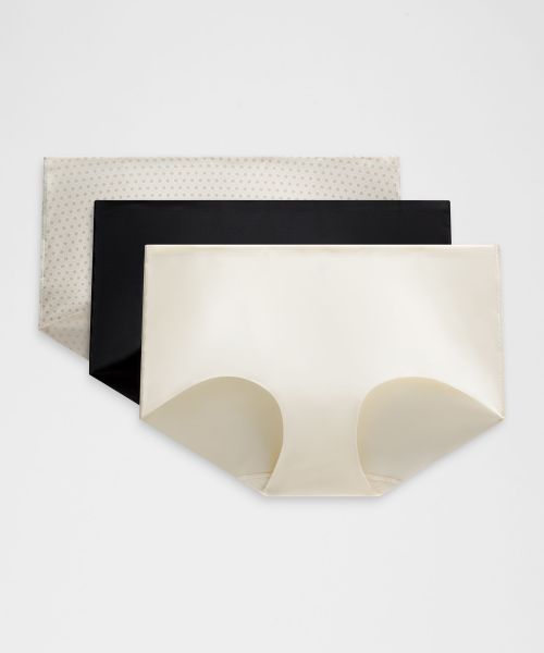 InvisiWear 女士中腰平角内裤 *3 条装