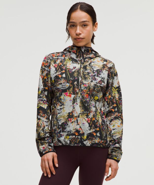 Hooded 女士徒步连帽半拉链外套