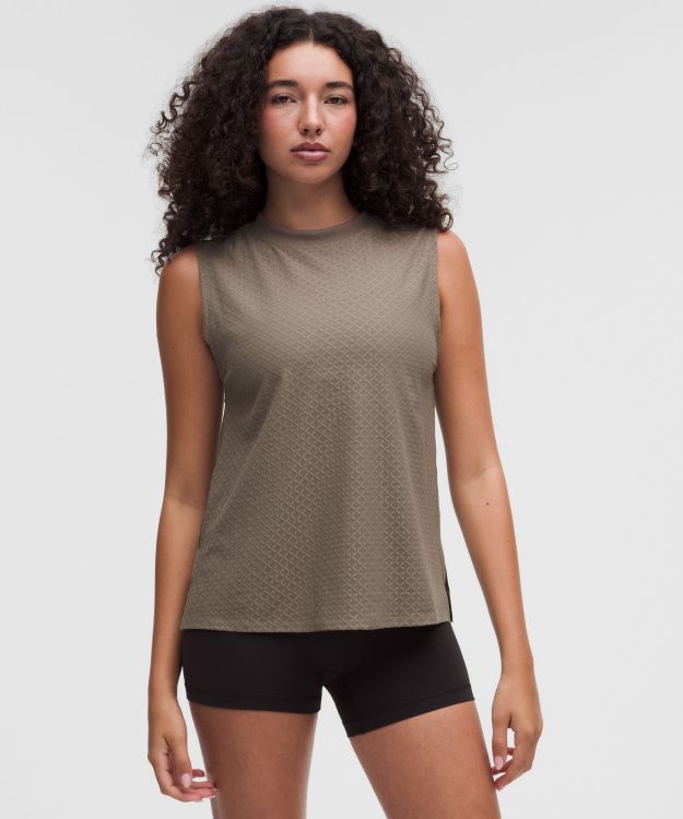 Diamond Mesh 女士训练菱形网格网面运动背心
