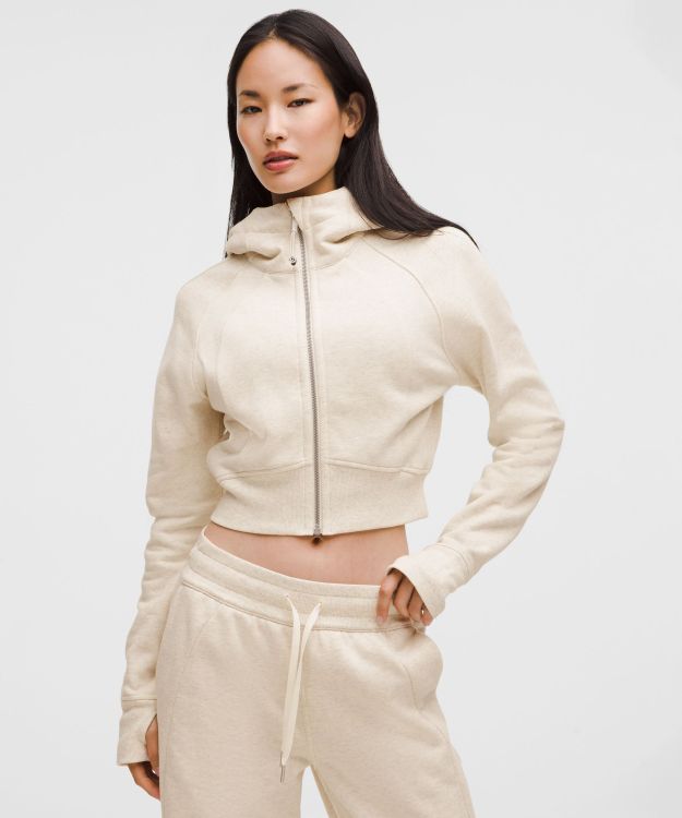 Scuba 女士短款拉链连帽衫