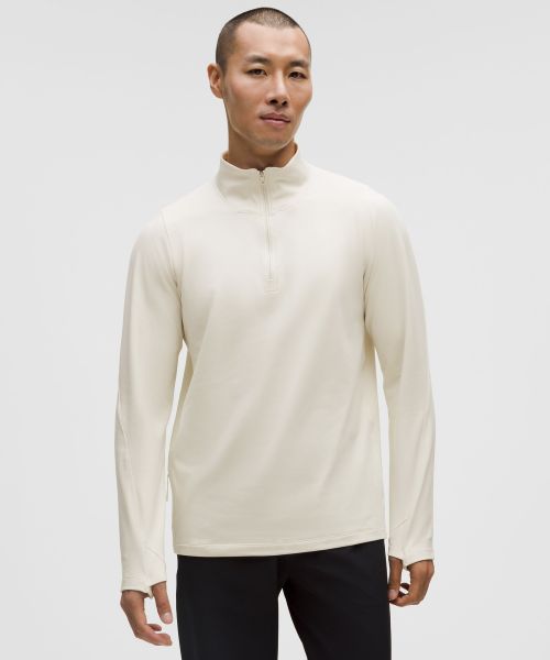 Rulu 男士拉绒长袖半拉链运动衫