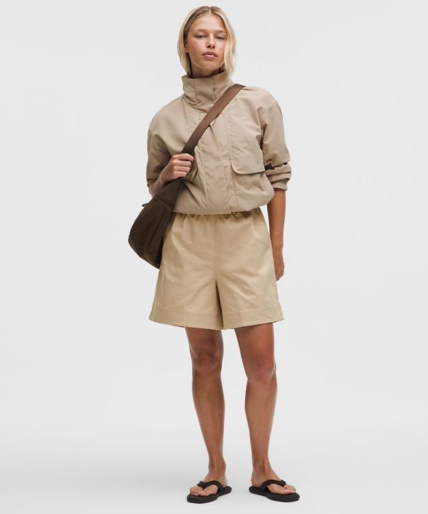 Twill 女士斜纹高腰短裤