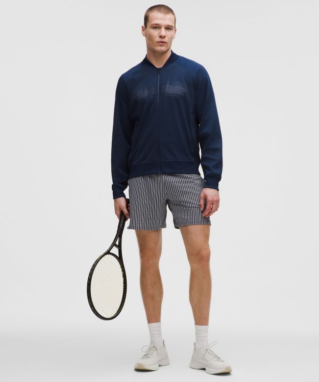 Mesh-Panelled 男士网球网面拼接短裤 7