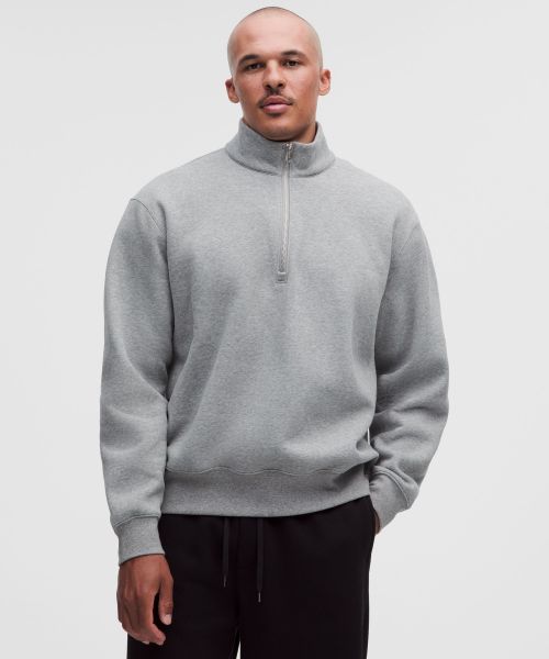 Steady State™ SuperLoft™男士半拉链卫衣